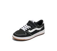 Vans Ryland, Zapatillas Unisex niños, Ba2 - Suede/Canvas Black/White, 32 EU