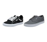 Vans Sneaker Canvas Black White 43 EU + Zapatillas Grey Canvas Pewter White 43 EU