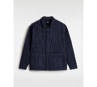 Vans - Sobrecamisa de tela dobby Maywood, Hombre, Azul, Talla: L