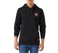 Vans Stackton Circle Po Sudadera con Capucha, Negro, S para Hombre