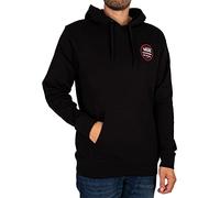 Vans Stackton Circle PO Sudadera con Capucha para Hombre, Negro, M, Negro, M