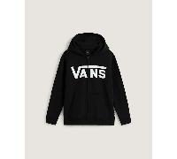 Vans - Sudadera con capucha Classic II de Vans para niños (8-14 años), Negro, Talla: L