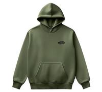 VANS Sudadera con capucha, con impresión en la parte delantera y trasera. Color Verde