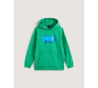 Vans - Sudadera con capucha Graff de Vans de niños (8-14 años), Verde, Talla: S