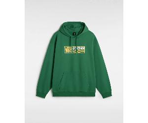 Vans - Sudadera con capucha Hi Stretch, Hombre, Verde, Talla: M