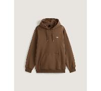 VANS Sudadera 'Left Chest Ii' chocolate / blanco L chocolate / blanco