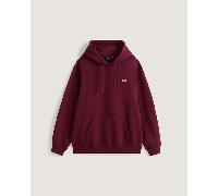 Vans - Sudadera con capucha Left Chest Logo II, Hombre, Burdeos, Talla: XL