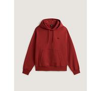 Vans - Sudadera con capucha Left Chest Logo II, Hombre, Rojo, Talla: XL