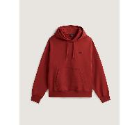 Vans - Sudadera con capucha Left Chest Logo II, Hombre, Rojo, Talla: XXL