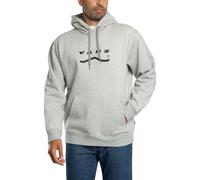 Vans Sudadera con capucha para hombre Determined Back Graphic, color gris claro, gris claro, M