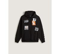 Vans - Sudadera con capucha Punk Patch, Hombre, Negro, Talla: S