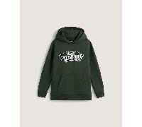 Vans - Sudadera con capucha Style 76 de niños (8-14 años), Verde, Talla: L