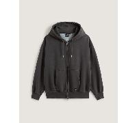 Vans - Sudadera con capucha y cremallera Premium, Hombre, Negro, Talla: S