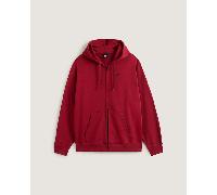 Vans - Sudadera con capucha y cremallera suelta Salton, Hombre, Burdeos, Talla: XL