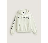 Vans - Sudadera con capucha y cremallera Vans Racing, Hombre, Blanco, Talla: XXL