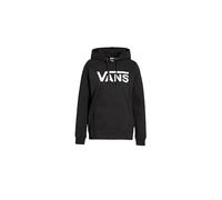 Vans Drop V Logo Hoodie Sudadera con Capucha, Negro, XS para Mujer