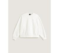 Vans - Sudadera de cuello redondo Premium, Hombre, Blanco, Talla: M