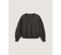 Vans - Sudadera de cuello redondo Retro, Mujer, Negro, Talla: L