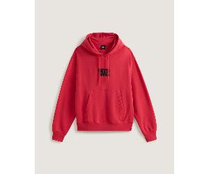 Vans - Sudadera elástica con capucha y logotipo, Hombre, Rosa, Talla: M