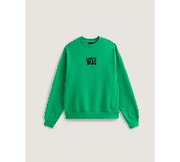 Vans - Sudadera elástica de cuello redondo con logotipo, Hombre, Verde, Talla: XS