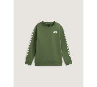 VANS Sudadera 'EXPOSITION CHECK II' oliva / negro / blanco 152-164 oliva / negro / blanco