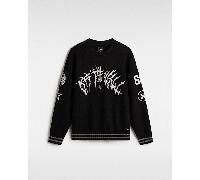 Vans - Sudadera Metal Arch, Hombre, Negro, Talla: XS