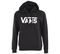Vans Sudadera modelo Classic v BFF con capucha para mujer, con capucha, maxi logo en contraste en la parte delantera, maxi bolsillo frontal, ajuste regular, color negro, Negro , S