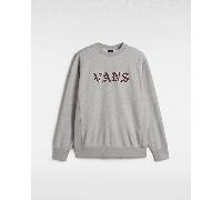 Vans - Sudadera Original Standards Ye Olde, Hombre, Gris, Talla: L