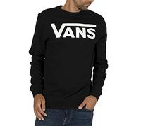Vans Sudadera Unisex Classic Cuello Redondo - BLKWHT (Negro/Blanco)