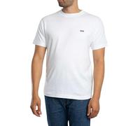 Vans Hombre Camiseta con Logo En El Pecho Izquierdo, White, XXL