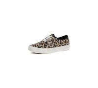 Vans Tenis unisex auténticos, Leopardo negro/incienso, 6 Women/4.5 Men