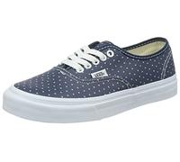 Vans U Authentic Slim, Zapatillas Bajas Hombre^Mujer, Azul (Micro Hearts Dress Blues/True White), 37 EU