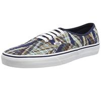 Vans U AUTHENTIC - Zapatillas unisex, color multicolor (woven chevron dress blues/true white), talla 43