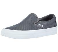 Vans U Classic Slip-ON Perf Leather - Zapatillas Unisex, Color Gris (Perf Leather Smoked Pearl), Talla 40