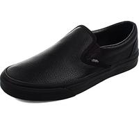Vans U Classic Slip-ON Perf Leather - Zapatillas Unisex, Color Negro (Perf Leather Black/Black), Talla 40.5