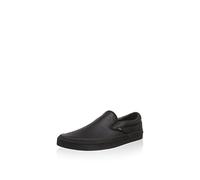Vans U Classic Slip-ON Perf Leather - Zapatillas Unisex, Color Negro (Perf Leather Black/Black), Talla 43