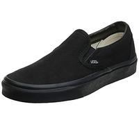 Vans Unisex Adultos Classic Slip-On Sneaker, Black/Black, 38 EU