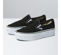 Vans Unisex Lifestyle Classic FTW Sneaker Ua Classic Slip-On Stackform Canvas Black/True White 44,5