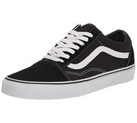 Vans Viejo Skool Niños Jóvenes Encaje Lienzo Zapatos 33 EU Black Suede/White