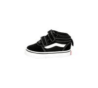Vans Ward Mid V, Zapatillas para Unisex niños, (Suede/Canvas) black/white, 21.5 EU