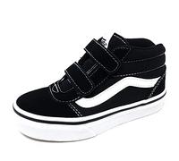 Vans Ward Mid V, Zapatillas para Unisex niños, (Suede/Canvas) black/white, 28 EU