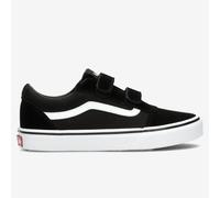 Vans - Ward V Velcro Suede, Zapatillas Niños, Negro ((Suede/Canvas) Black/White Iju), 30 EU
