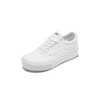 Vans Ward Platform Canvas, Zapatillas, Mujer, Color blanco, 34.5 EU