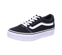 Vans Ward Platform, Zapatillas Niñas, Canvas Black White, 34 EU