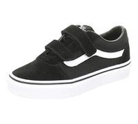 Vans Ward V, Zapatillas para Unisex niños, (SUEDE/CANVAS) BLACK/WHITE, 35 EU