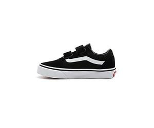 Vans Ward V, Zapatillas Unisex Niños, Suede Canvas Black White, 32.5 EU