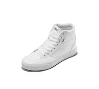 Vans Women's Filmore Hi Shoe | High Top Sneakers for Fashion & Casual Everyday Wear, (Canvas) White/White, 7.5