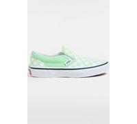 Vans Youth Unisex Classic Slip-on Checkerboard Pistachio Green Talla: 31.5 | Calzado Outlet | kids | Verde