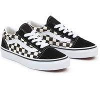 Vans Youth Unisex Kids Lifestyle Classic FTW Sneaker Uy Old Skool (Primary Check) Blk/White 31