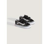 VANS Zapatillas bajas con velcro, TD OLD SKOOL V. Color Negro Estampado